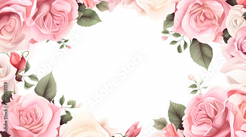 Beautiful pink rose bouquet flowers background, symbol of Valentine's Day, wedding, love