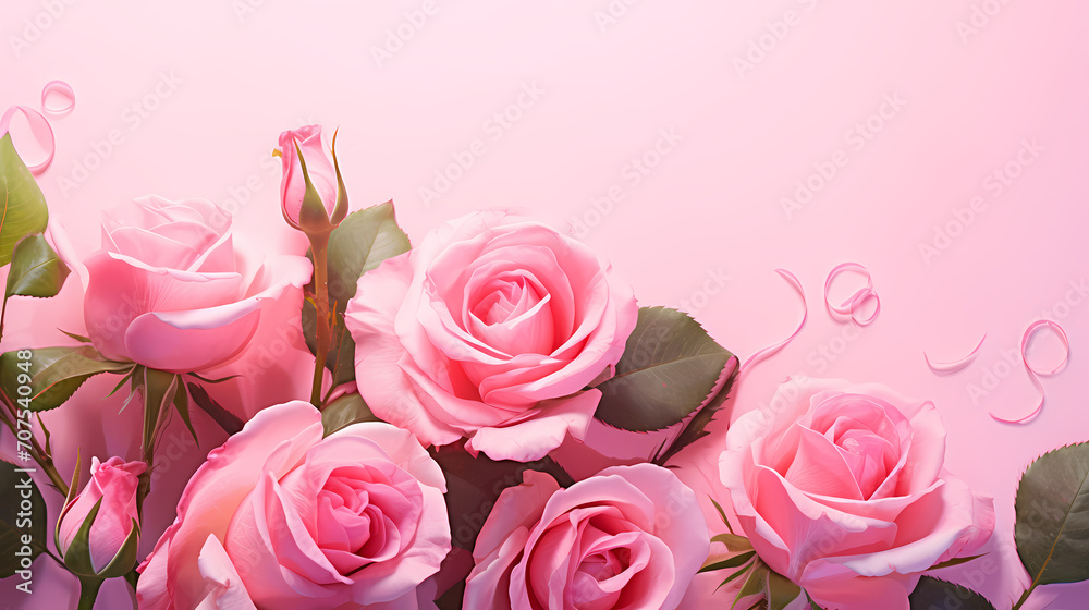 Empty floral frame with copy space for greeting card or invitation design Empty floral frame with copy space for greeting card or invitation design