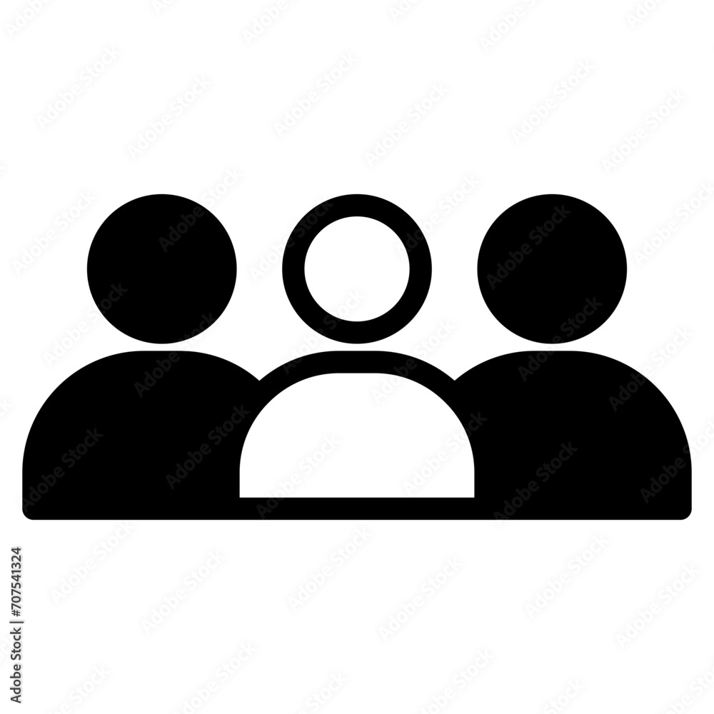 people icon, group people icon, group