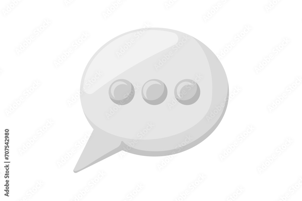Typing Bubble Functional Information Sticker Typing Bubble Functional Information Sticker
