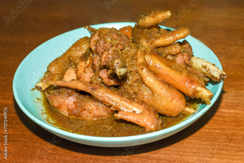 Braised chicken with fish sauce and chili lemongrass is a simple traditional Vietnamese dish