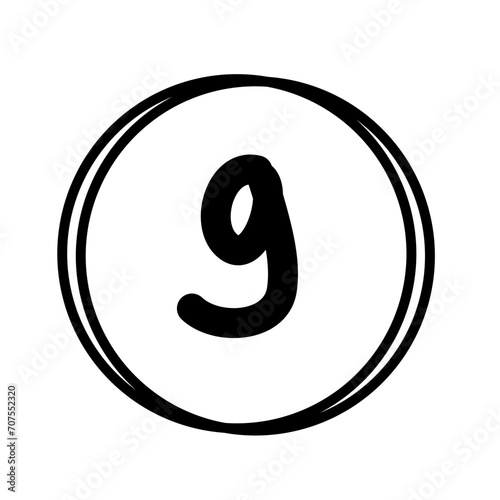 Circle Number icon