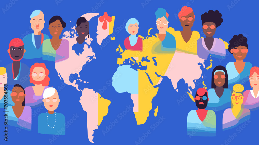 World wide business concept image. Vector illustration. World wide business concept image. Vector illustration.