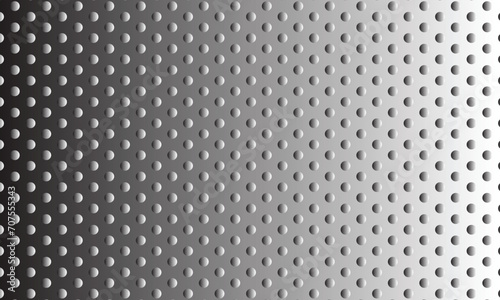 abstract gradient dot pattern with black white background.