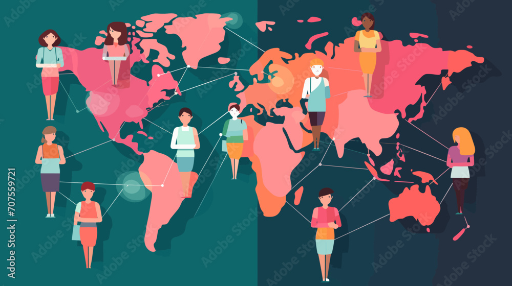 World wide business concept image. Vector illustration. World wide business concept image. Vector illustration.