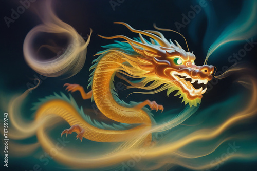 Dynamic Chinese Dragon Image © birdmanphoto