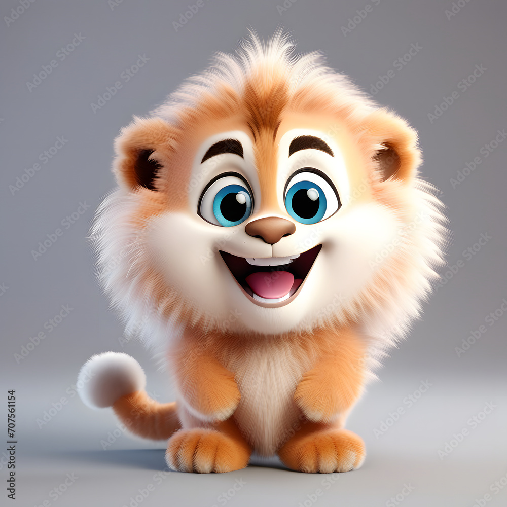 Lion smiling 051. Generate Ai Lion smiling 051. Generate Ai