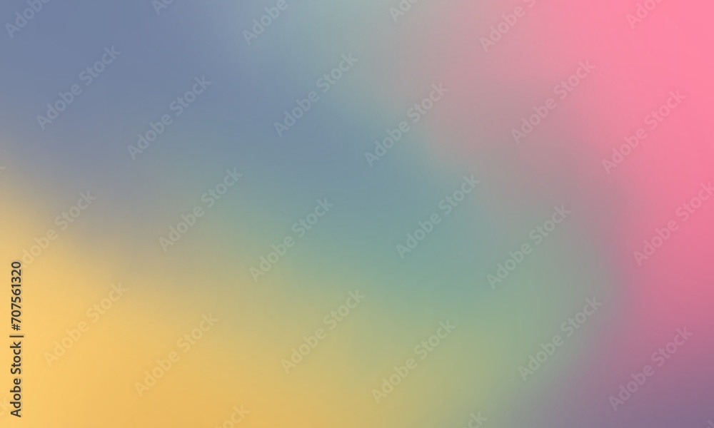 Abstract blurred gradient mesh background in pastel colors paints easy editable soft colored