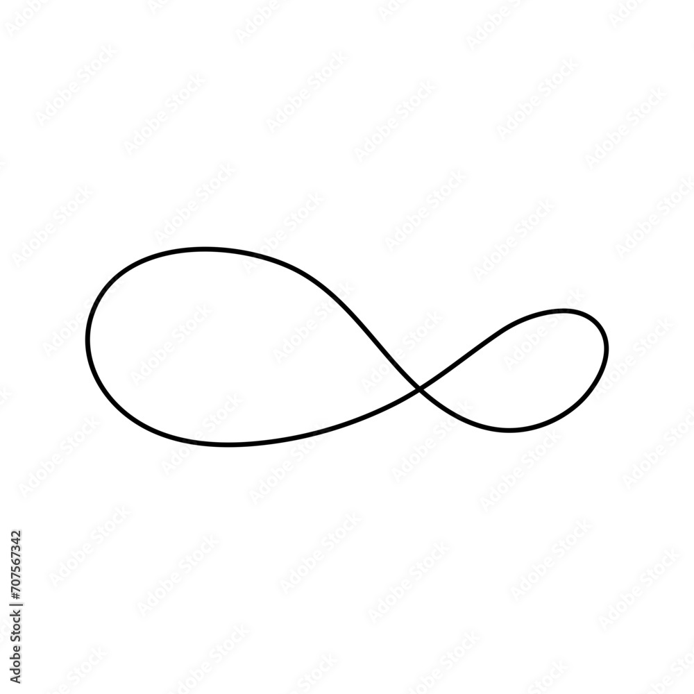 Minimal line art element for decorative artwork Minimal line art element for decorative artwork