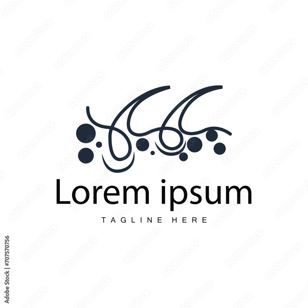 Hair care logo design simple hair skin care silhouette illustration vector template Hair care logo design simple hair skin care silhouette illustration vector template