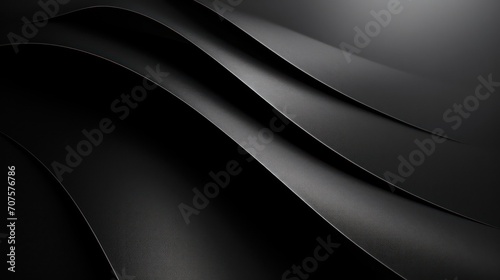 Elegant 3D black background with a solid texture, clean lines, and a classy color scheme for a sleek look. 