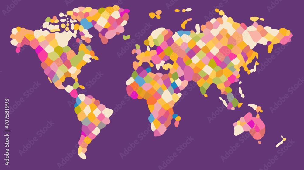 Fototapeta premium World wide business concept image. Vector illustration.