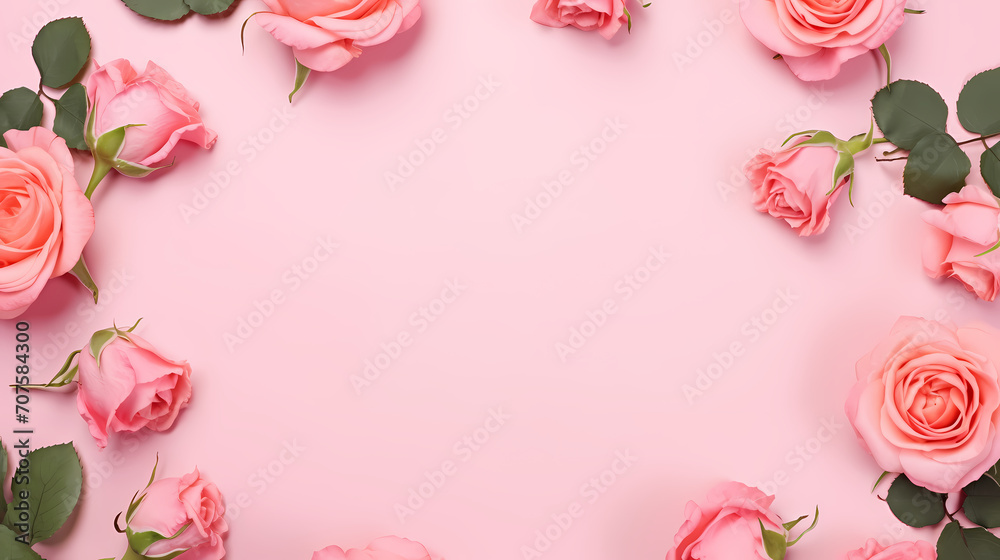 Beautiful pink rose bouquet flowers background, symbol of Valentine's Day, wedding, love Beautiful pink rose bouquet flowers background, symbol of Valentine's Day, wedding, love