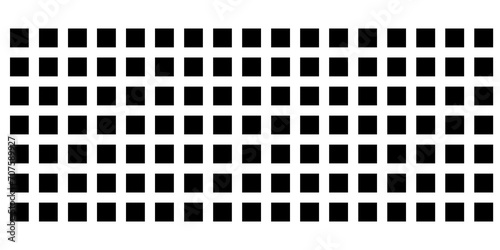 set of black cube pattern on white white background photo