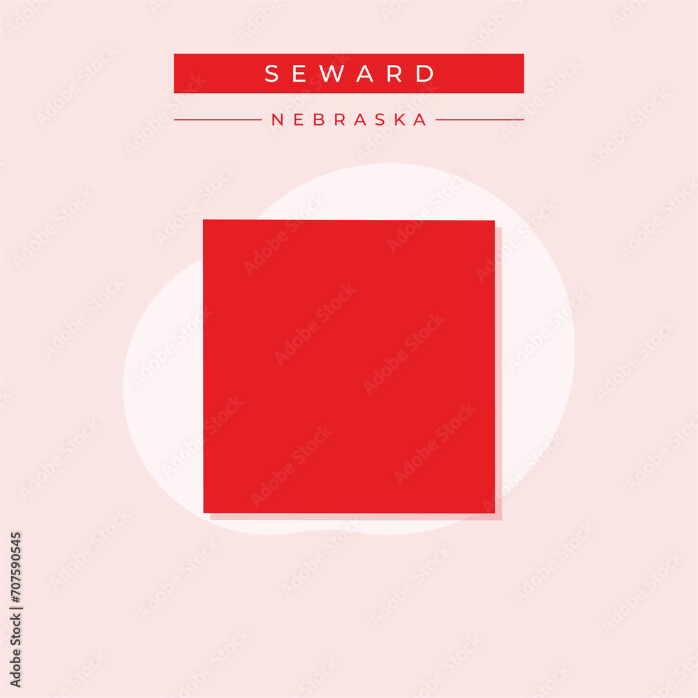 Vector illustration vector of Seward map Nebraska Vector illustration vector of Seward map Nebraska