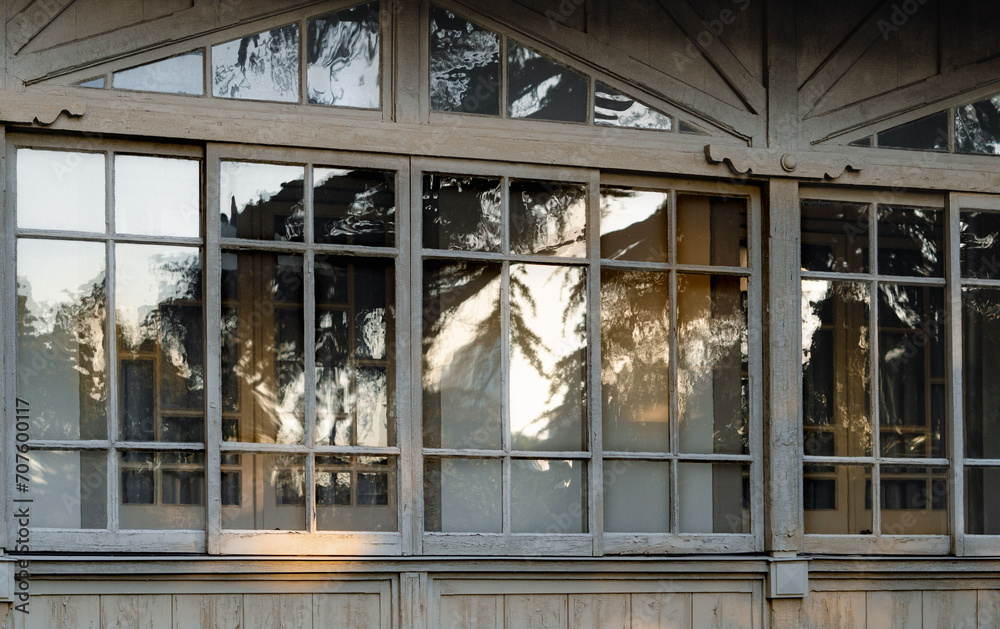 Obraz premium window views in tokyo town on November '23 to January '24.