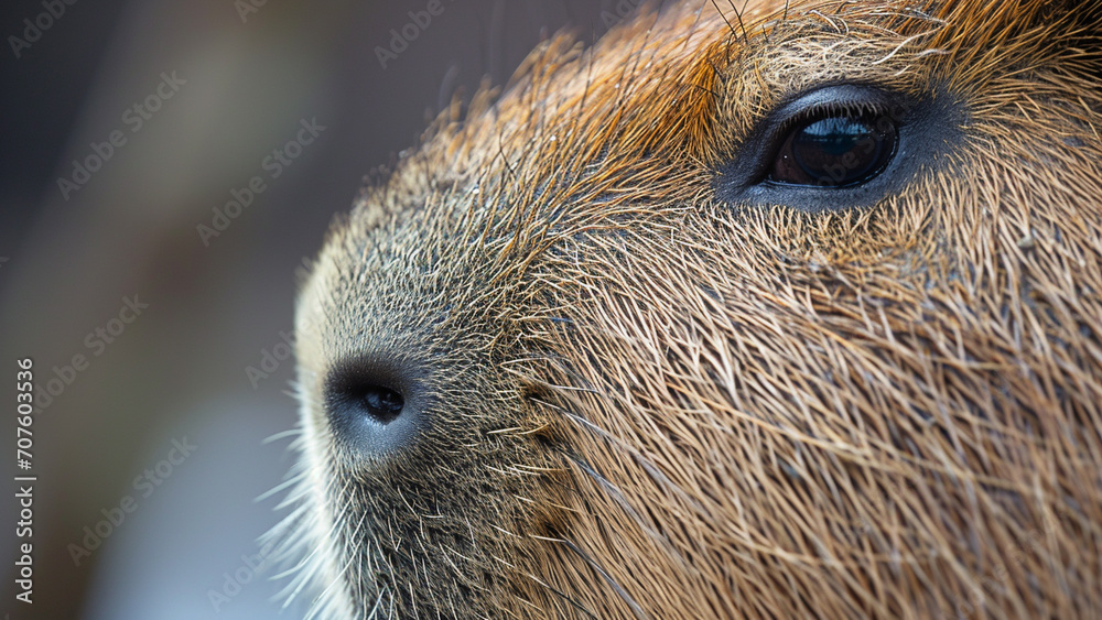 Capybara A Close Up Glimpse into Nature's Curious Giant Capybara A Close Up Glimpse into Nature's Curious Giant
