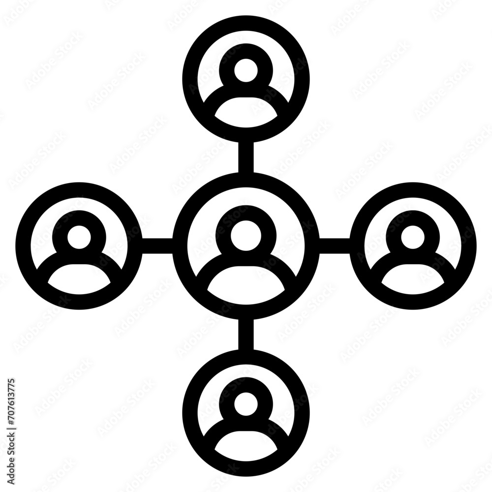 people network and connecting people icon people network and connecting people icon