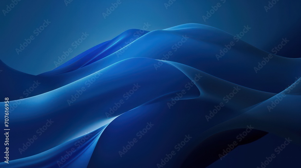 Fototapeta premium Abstract Modern Dynamic Minimal Blue Background