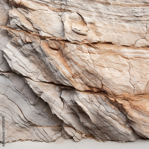 rocks stone part  on white background isolate.Generative AI Illustration