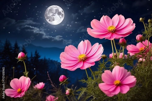 flowers in the night