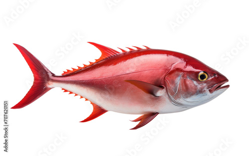 Fresh Red Tuna, Skillfully Crafted for Gastronomic Excellence on White or PNG Transparent Background.