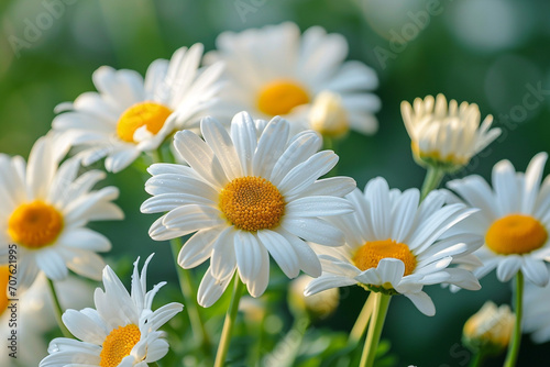 Daisy garden  daisies in a field  flower in garden  spring flowers 