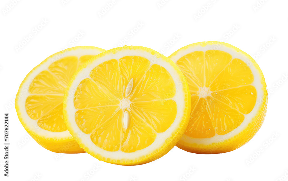 Palate with the Zesty Twist of Fresh Lemon Slices on White or PNG Transparent Background. Palate with the Zesty Twist of Fresh Lemon Slices on White or PNG Transparent Background.