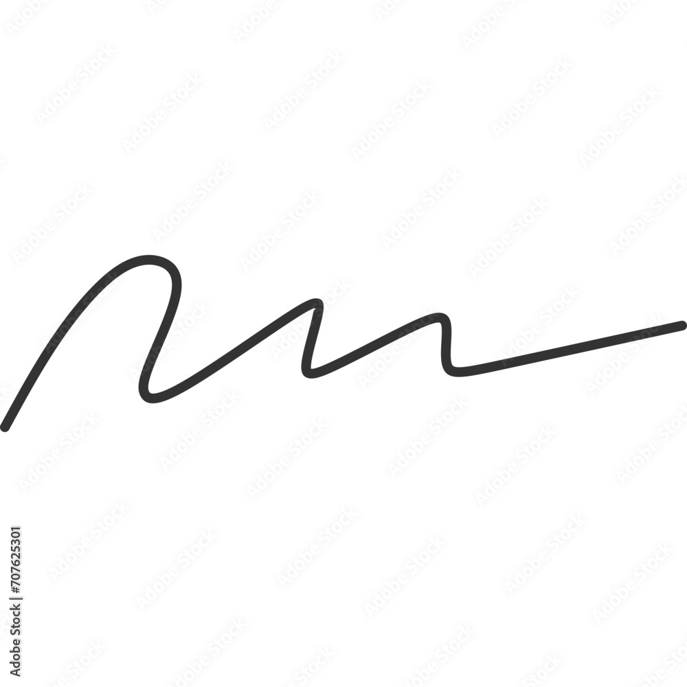 Hand Drawn Scribble Line Hand Drawn Scribble Line