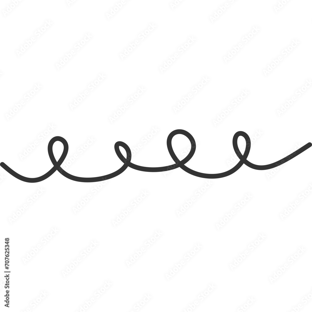 Hand Drawn Scribble Line Hand Drawn Scribble Line