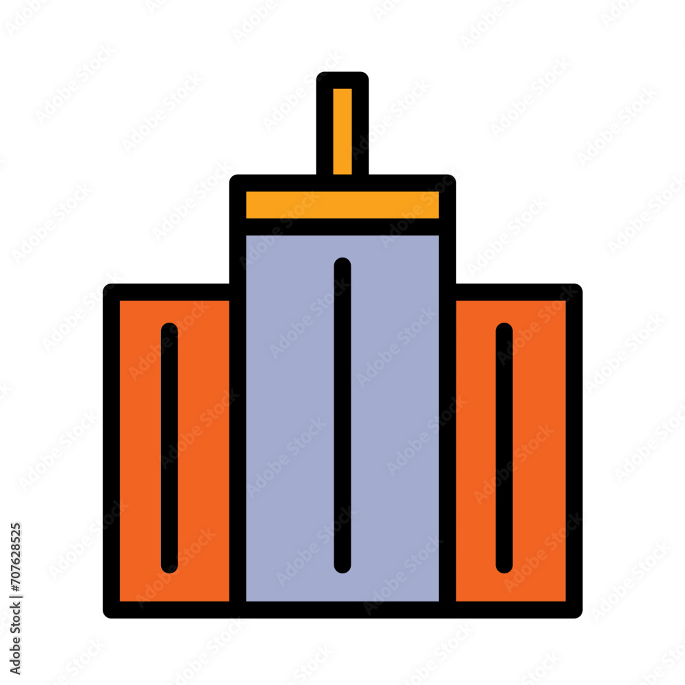 Architecture City Buildings Filled Outline Icon Architecture City Buildings Filled Outline Icon