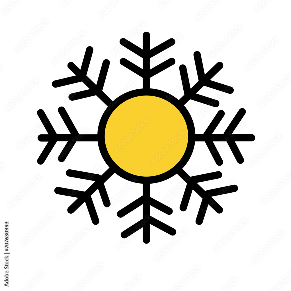 Snow Christmas Winter Filled Outline Icon Snow Christmas Winter Filled Outline Icon