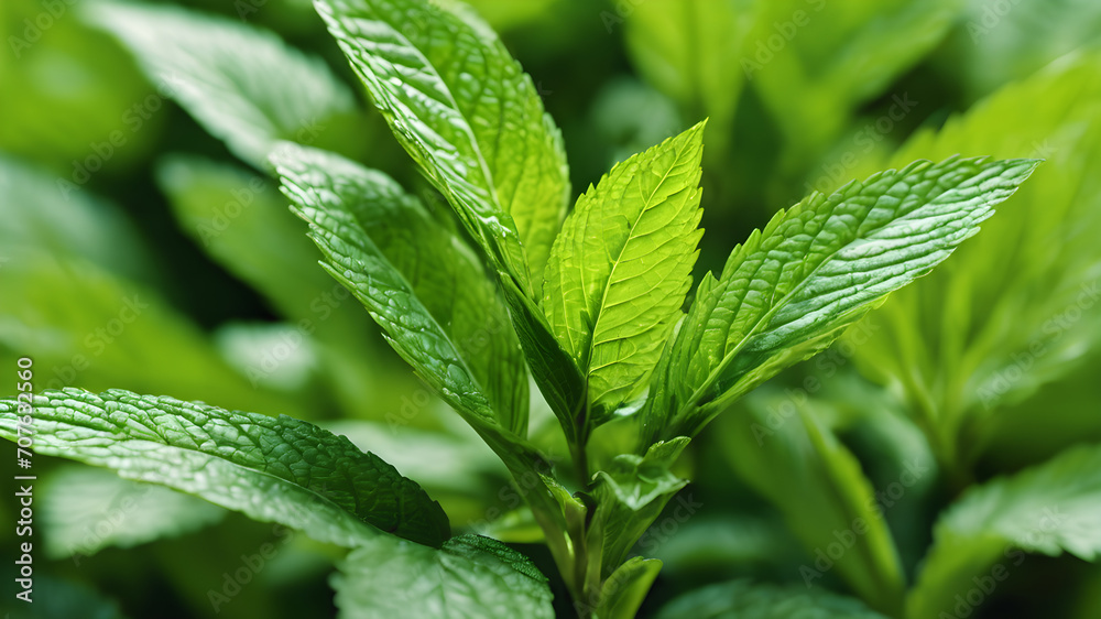 Mint leaves in the garden, peppermint leaf plants, Medicine plant background, Mint leaves background. Green Peppermint leaves Pattern layout design Top view. Spearmint plant growing Mint leaves in the garden, peppermint leaf plants, Medicine plant background, Mint leaves background. Green Peppermint leaves Pattern layout design Top view. Spearmint plant growing