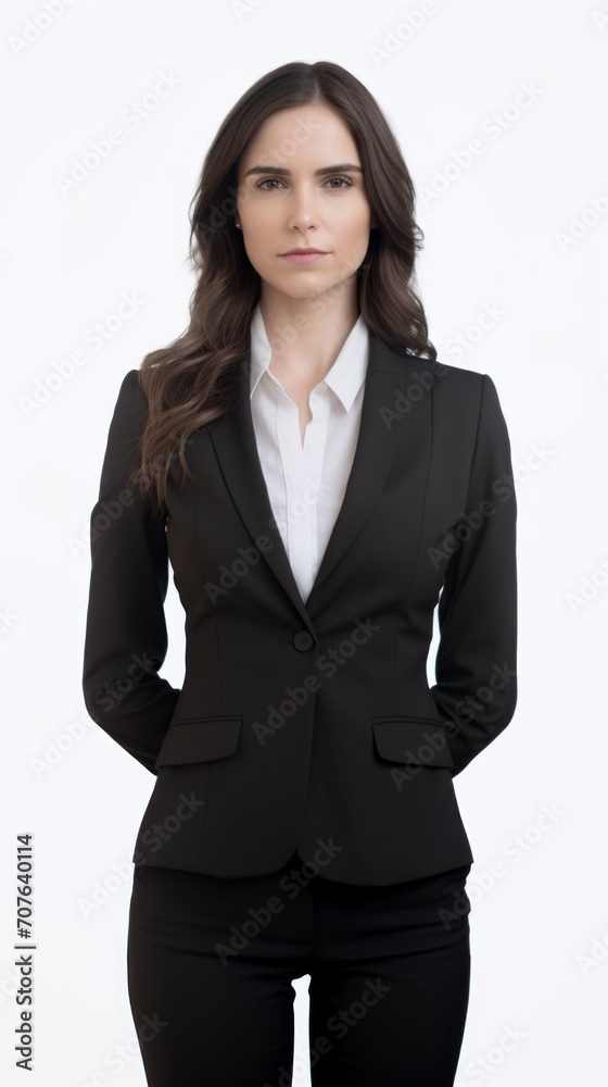 woman in a formal suit arms crossed Generative AI woman in a formal suit arms crossed Generative AI
