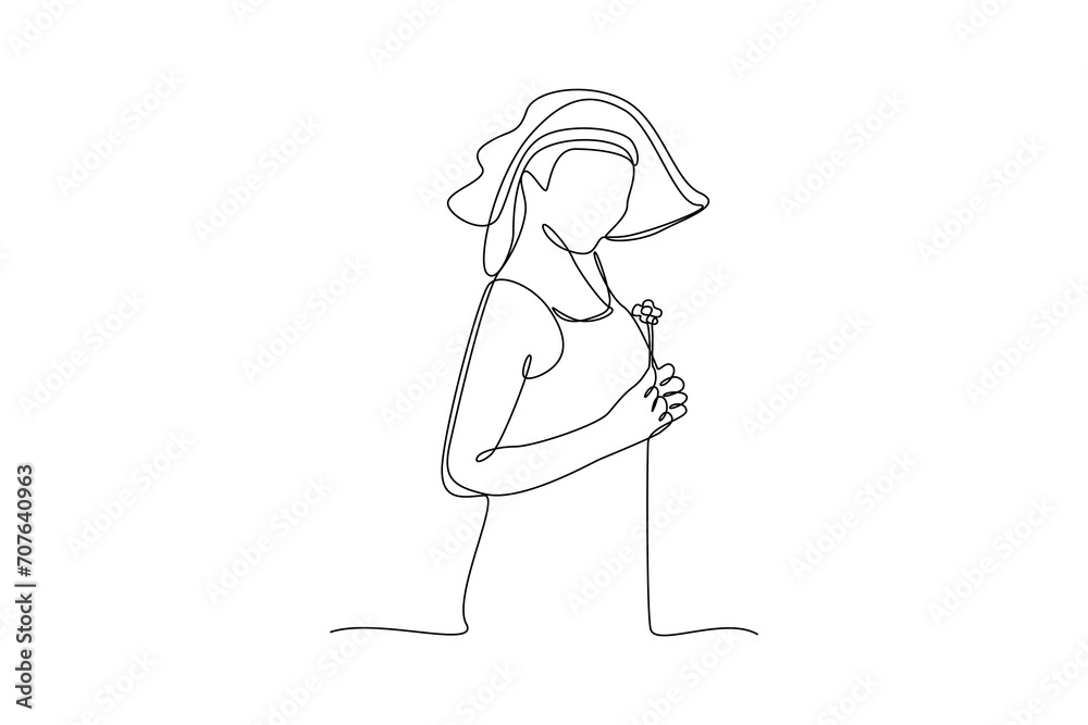 Continuous one line drawing Happy female activity concept. Doodle vector illustration. Continuous one line drawing Happy female activity concept. Doodle vector illustration.