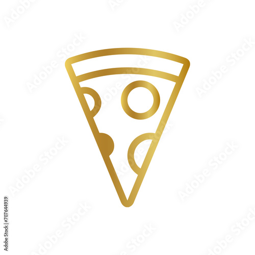 gold pizza sign, golden pizza icon, Pizza Fast food icon, Pizza Italian cuisine Pasta Restaurant Computer Icon
