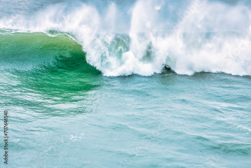 Wave splashing close-up. Crystal clear sea water  in the ocean in San Francisco Bay  blue water  pastel colors.