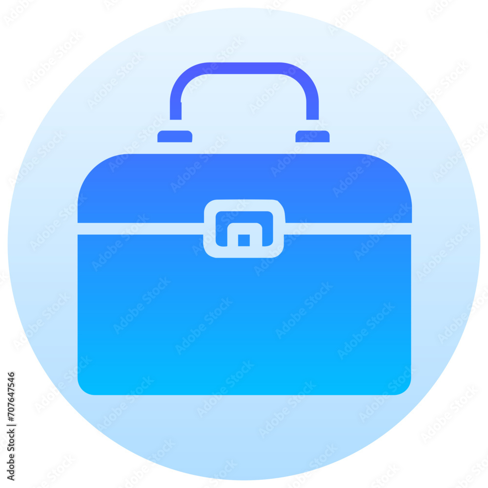 toolbox round gradient vector icon toolbox round gradient vector icon