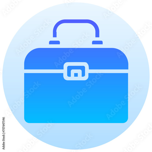 toolbox round gradient vector icon