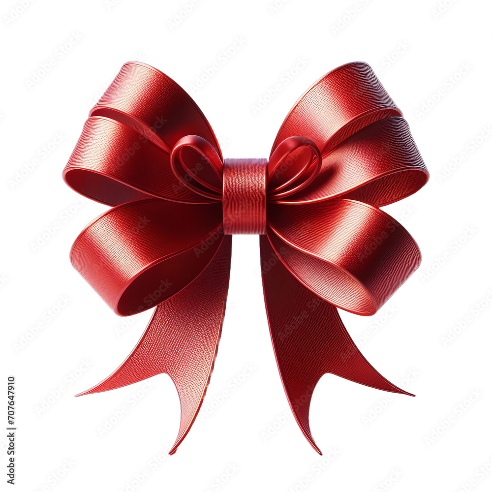 red bow isolated on transparent or white background, png red bow isolated on transparent or white background, png