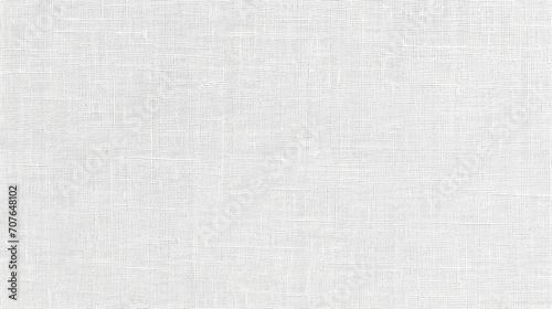 texture white linen on a plain white background, Natural linen fabric texture texture background. 