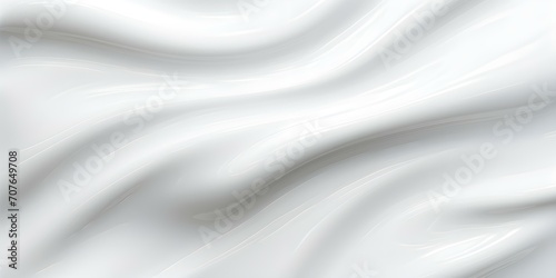 Elegant White Silk Waves Texture Background