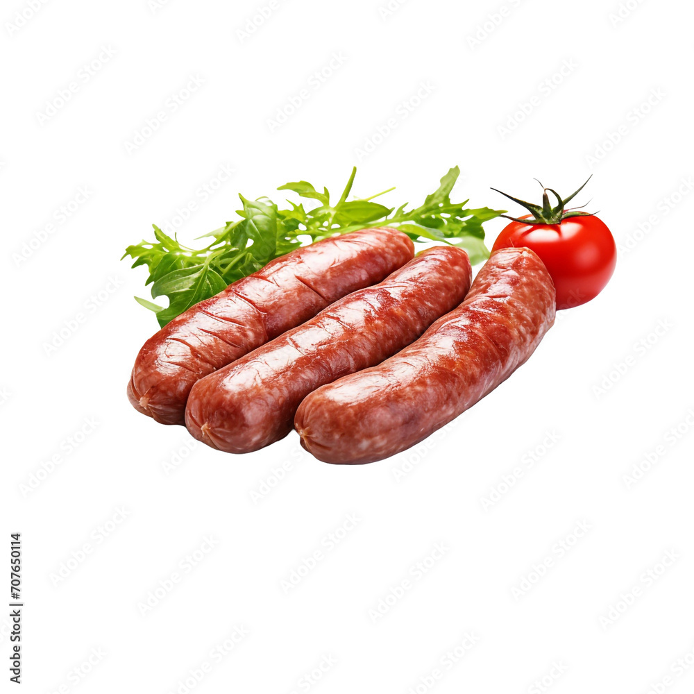 Italian Sausage isolated on transparent background Italian Sausage isolated on transparent background