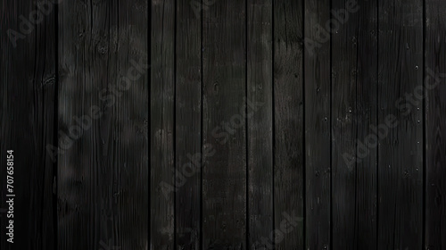a black wood plank background  Black wood fence texture and background 