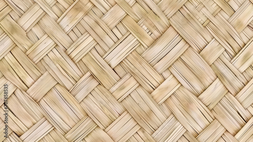  a handmade rattan wall texture,Rattan texture, handcraft bamboo weaving texture background. photo