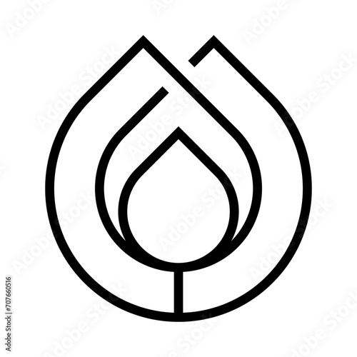 Leaf Vector Logo Design Template