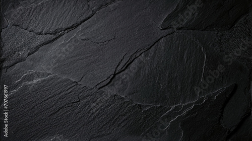 Dark grey black slate texture background. Black stone texture. Black granite slabs background  