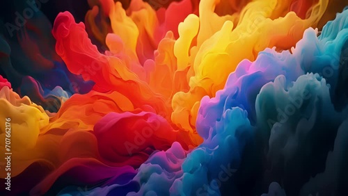 Experience the indescribable beauty of synesthesia as this mesmerizing psychedelic video blurs the lines between sound and vision in a captivating display. photo