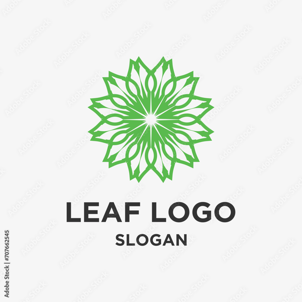 Leaf logo design vector Leaf logo design vector
