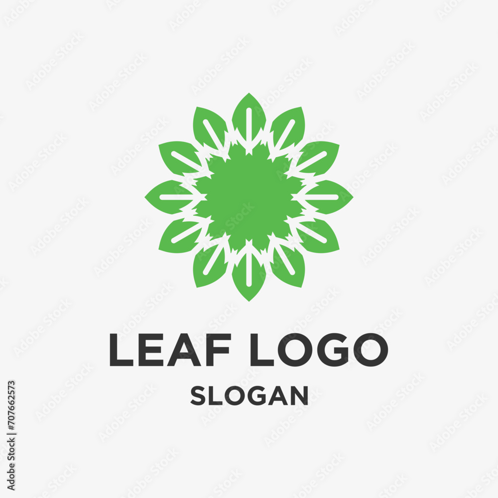 Leaf logo design vector Leaf logo design vector